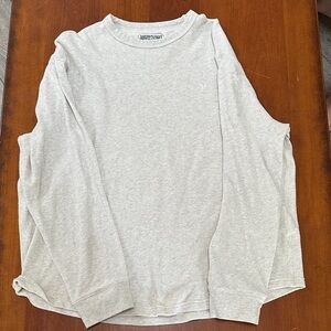 American Eagle Outfitters Gray Long Sleeve Tee